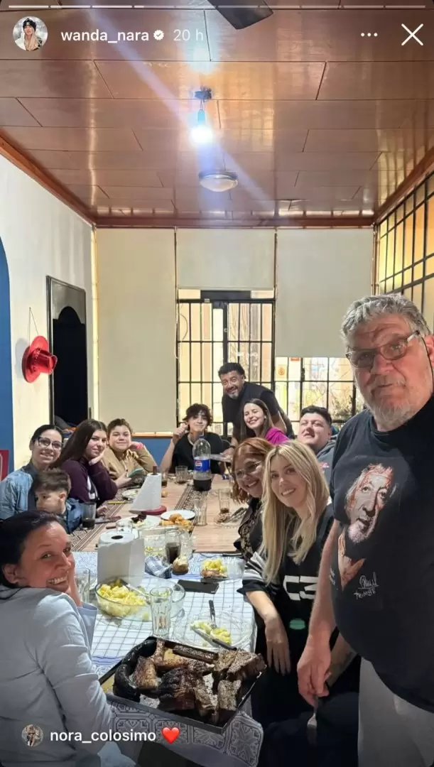 Wanda Nara pas de comer asado con los Icardi a llevar a la Justicia a Mauro Icardi