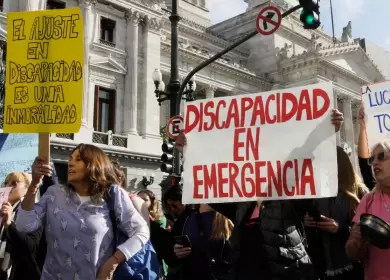 Diversas agrupaciones se movilizarán mañana contra del veto a la Ley de Emergencia en Discapacidad