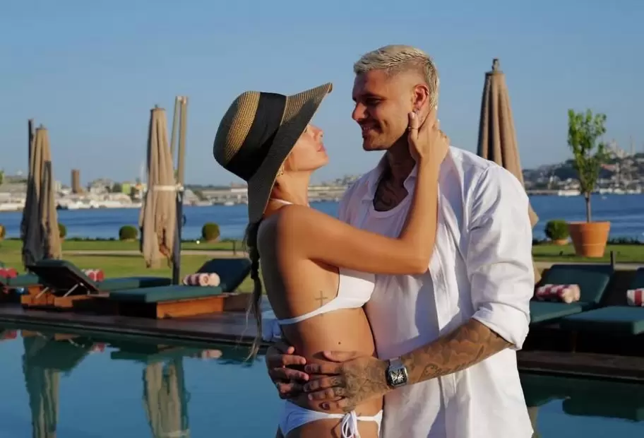 China Surez y Mauro Icardi felices en Turqua