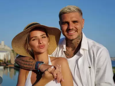 China Surez y Mauro Icardi