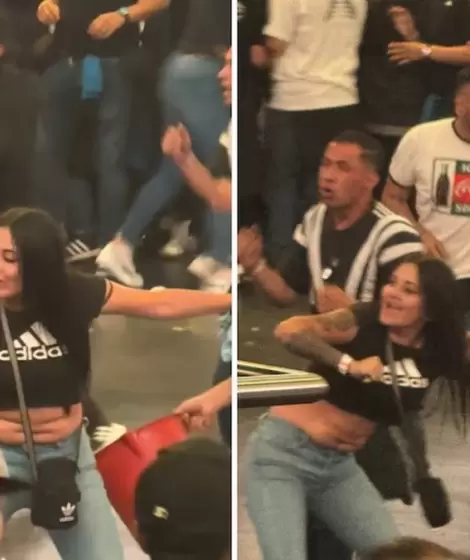 La mujer empuñó un cuchillo antes del recital de Damas Gratis