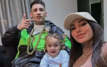 L-Gante junto a Tamara Báez