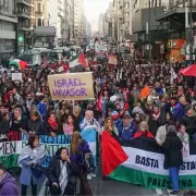 El lado B de la masiva marcha contra el genocidio en Gaza que los medios hegemnicos invisibilizaron