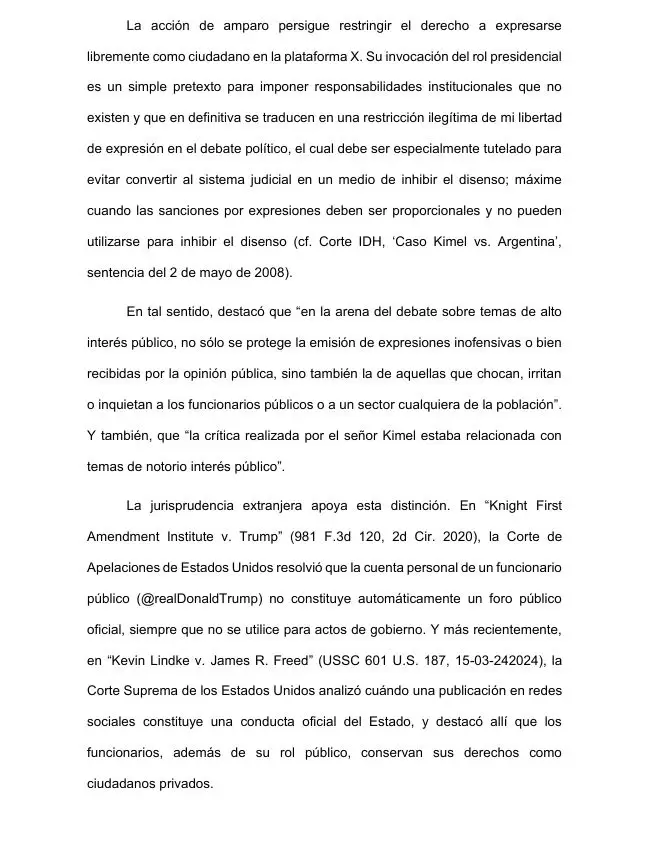 La defensa de Javier Milei por el posteo contra Ian Moche