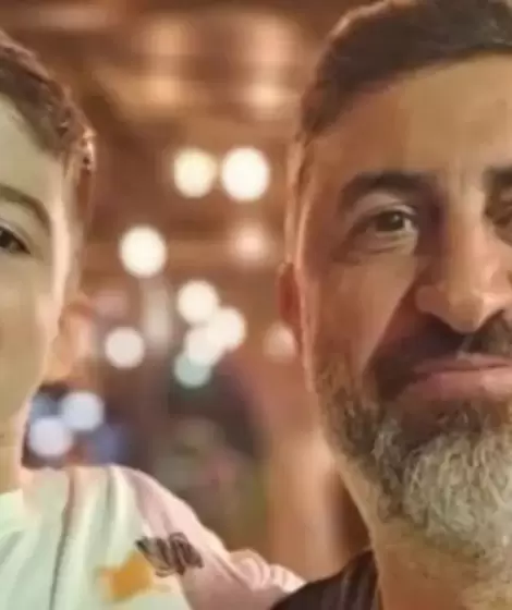 Enzo Joaqun Ruffo y Alejandro, su padre y principal apuntado de su asesinato.