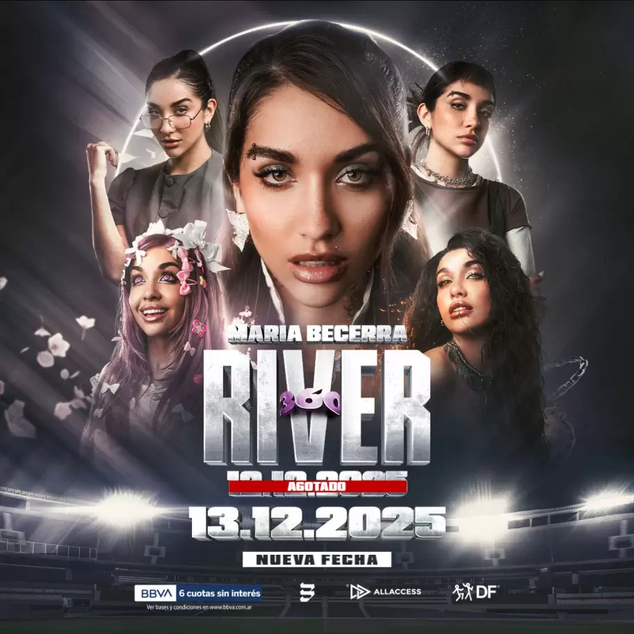 Mara Becerra hace historia: nuevo River Plate 360 y rcord absoluto de convocatoria