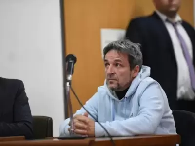 Claudio Contardi al momento de recibir la condena