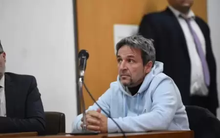 Claudio Contardi al momento de recibir la condena
