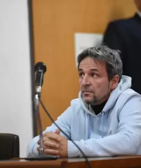 Claudio Contardi al momento de recibir la condena