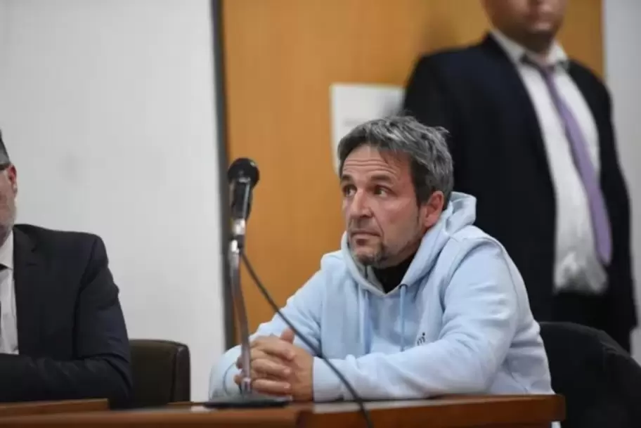 Claudio Contardi al momento de recibir la condena