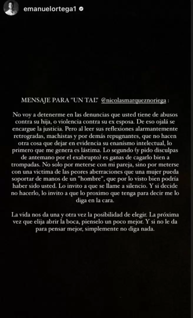 La dura respuesta de Ortega a Mrquez