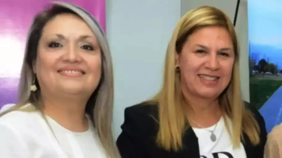 La ex vicegobernadora Gloria Ruiz junto a la candidata a senadora