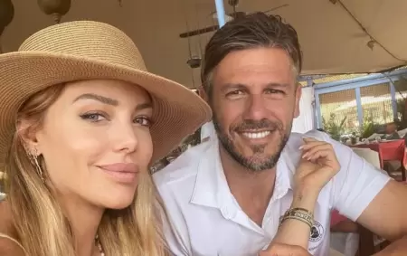 Evangelina Anderson y Martín Demichelis