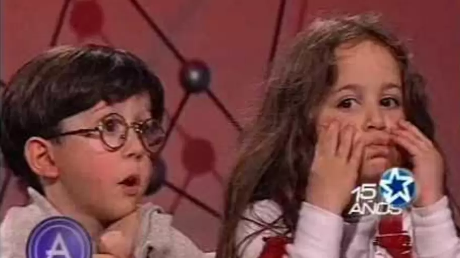 Rodrigo Noya y su hermana, cuando participaban del ciclo Agrandadytos de Dady Brieva.