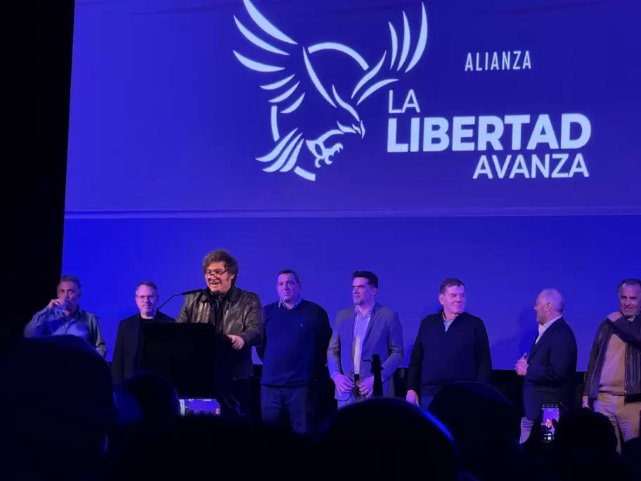 Milei desde La Plata