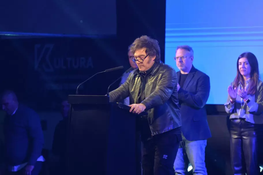 Milei desde La Plata