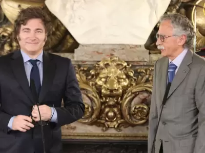 Javier Milei y Mario Lugones.