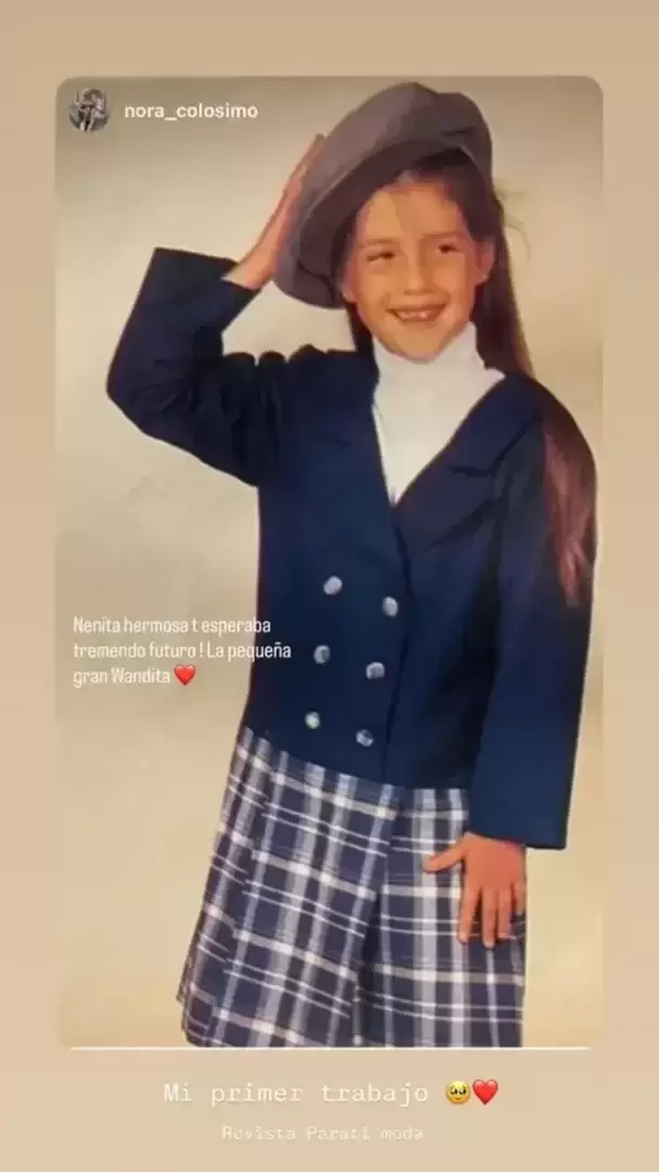 La foto indita de Wanda Nara