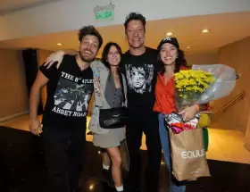 Gimena Accardi, Andrés Gil, Nicolás Vázquez y Cande Vetrano