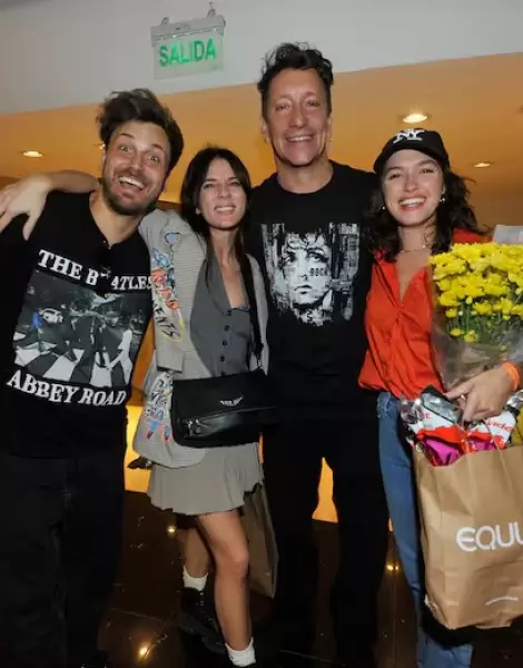 Gimena Accardi, Andrés Gil, Nicolás Vázquez y Cande Vetrano