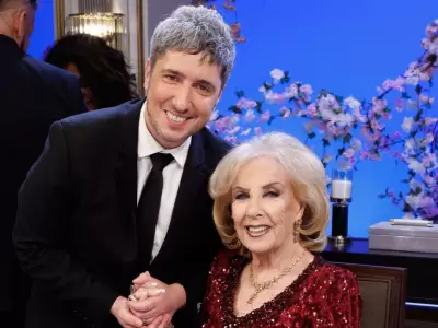 Mirtha Legrand junto a Jey Mammon