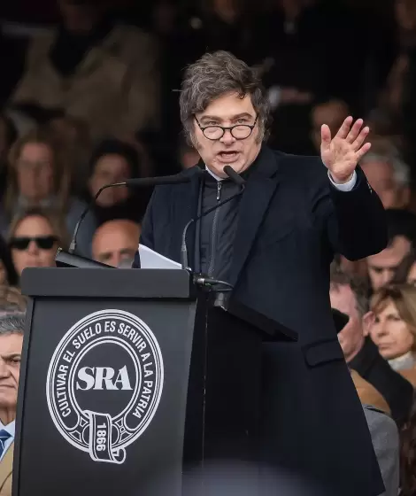 Milei desde la Sociedad Rural