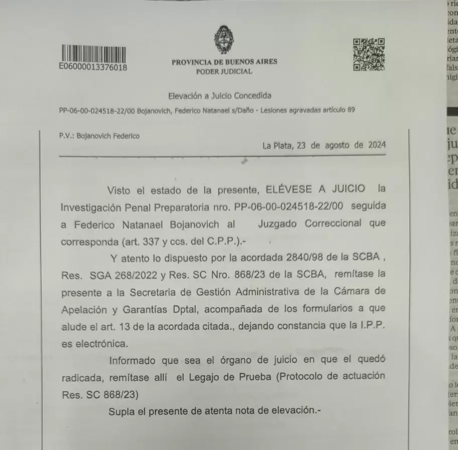 Un candidato a diputado provincial por La Libertad Avanza ir a juicio por violencia de gnero en La Plata