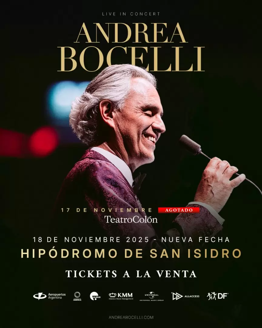 Andrea Bocelli en Argentina