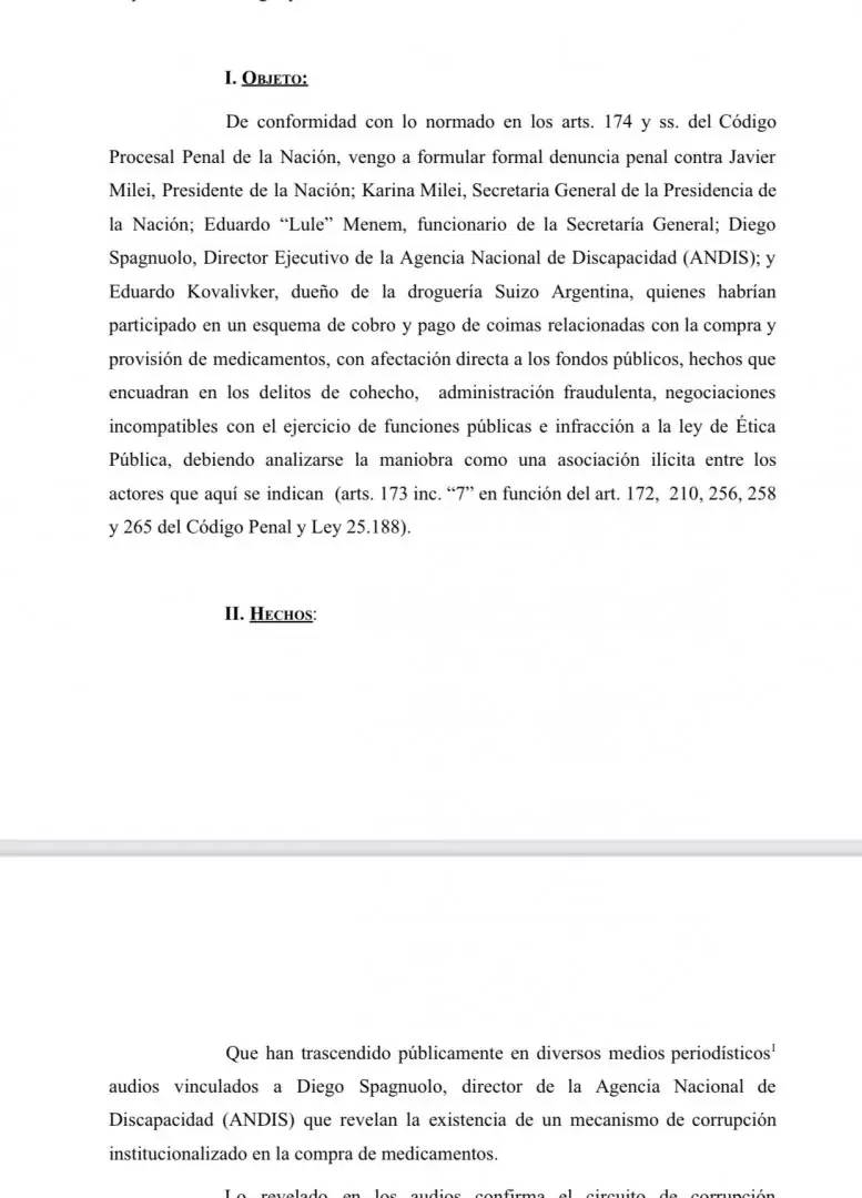 El abogado Gregorio Dalbon presentó una denuncia por defraudación, administración fraudulenta