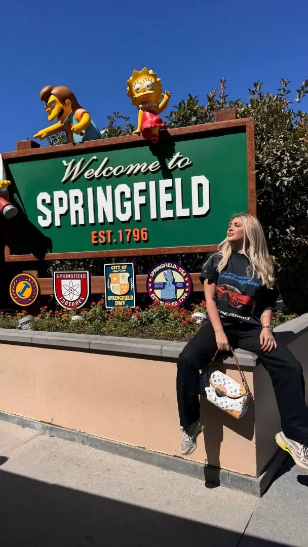 Wanda Nara en Los ngeles