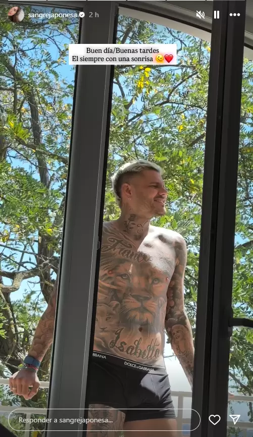 La postal que la China comparti de Mauro