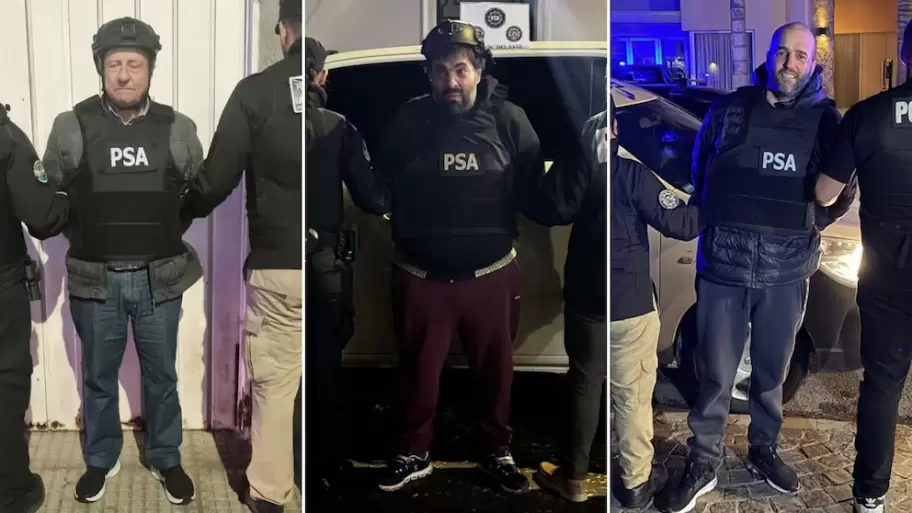 Algunos de los detenidos de HLB Pharma y Laboratorios Ramallo S.A.