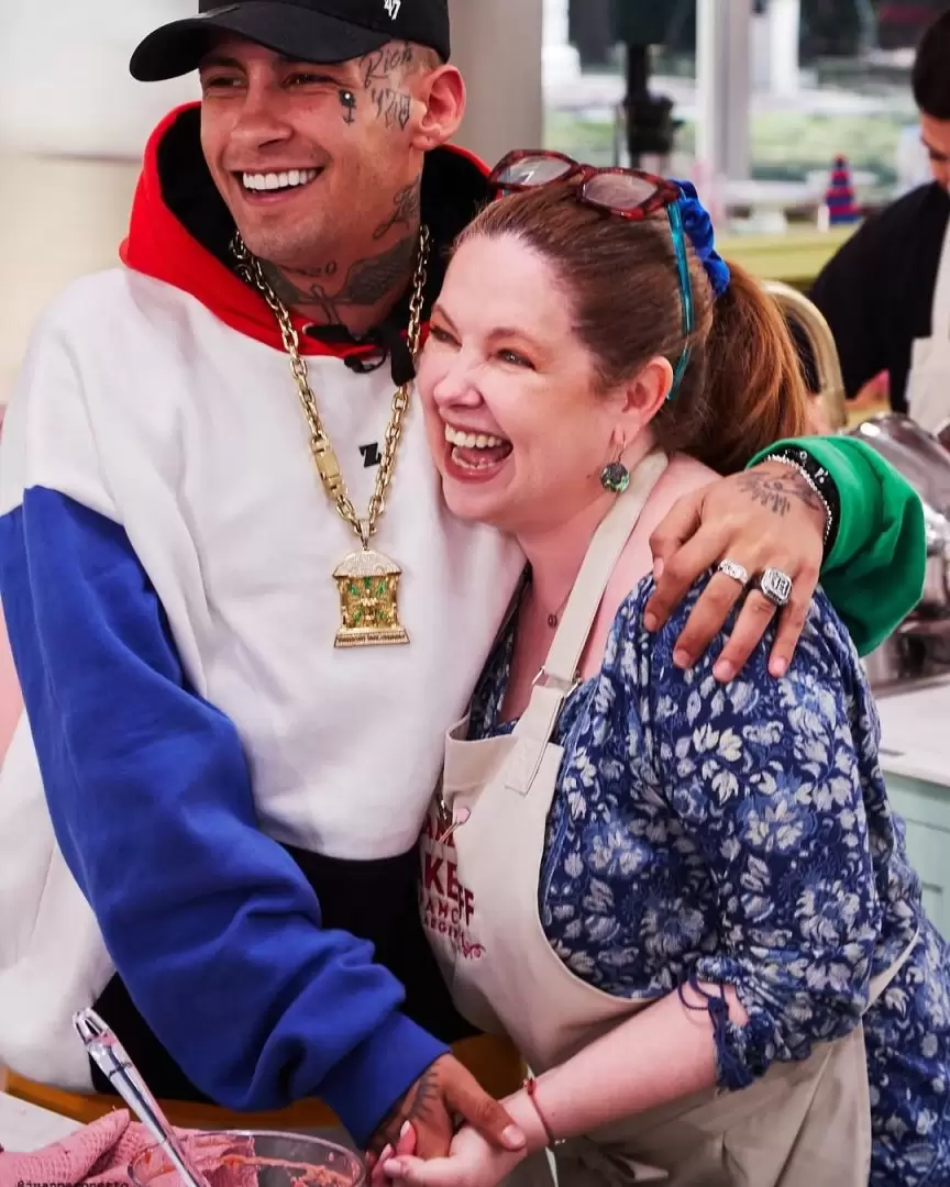 Andrea del boca estuvo en la última temporada de Bake Off