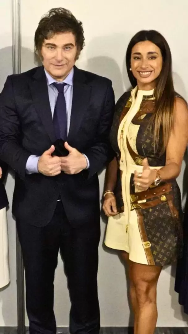 Javier Milei y Laura Arrieta