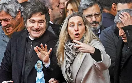 Javier y Karina Milei