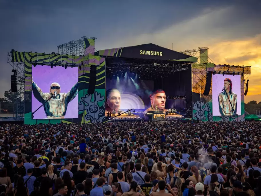 Ca7riel y Paco Amoroso en el Lollapalooza 2025