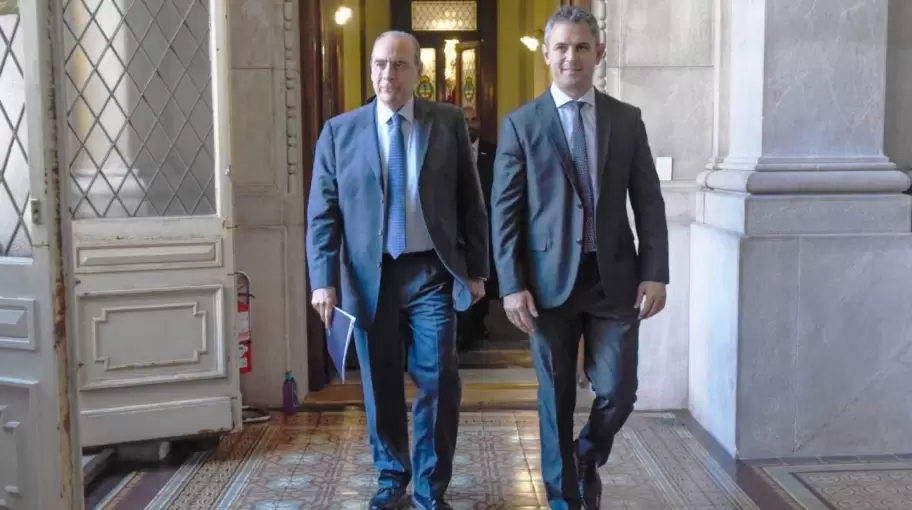 Guillermo Francos y Martn Menem