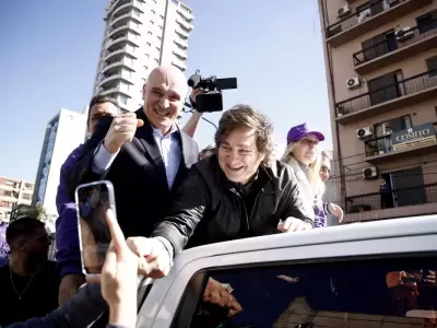 Espert y Milei antes de que todo se descontrole.