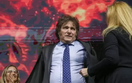 Javier Milei y su hermana, Karina Milei