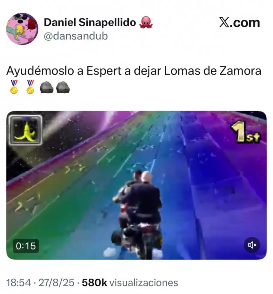 La huida de Espert se volvi un videojuego
