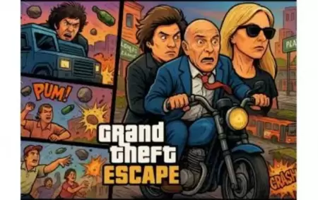 Javier Milei, Karina Milei y José Luis Espert huyendo