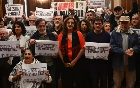 La dirigenta Vanina Biasi y la solidaridad que logr tras la confirmacin de su procesamiento por antisemitismo.