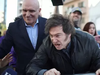 Milei 24 horas antes en Lomas de Zamora