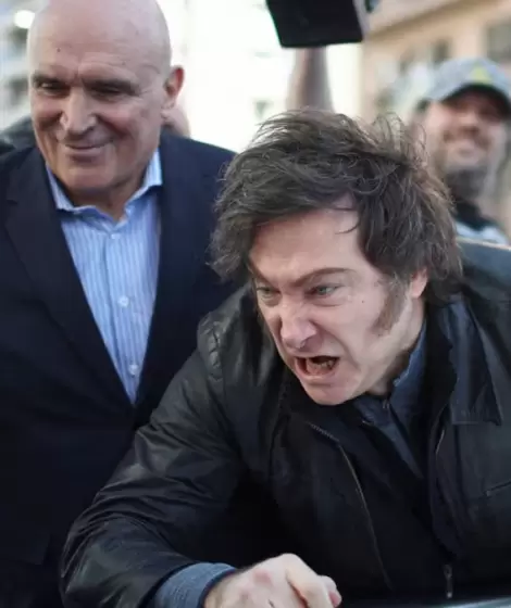 Milei 24 horas antes en Lomas de Zamora