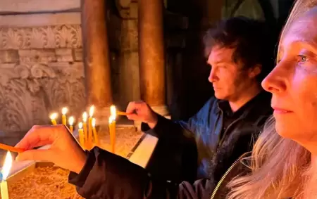 Karina y Javier Milei