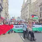 Sin importar la represin y el detenido que hubo, Buenos Aires march con miles contra el genocidio en la Franja de Gaza
