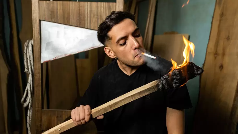 Jonathan Morel, lder de la agrupacin Revolucin Federal