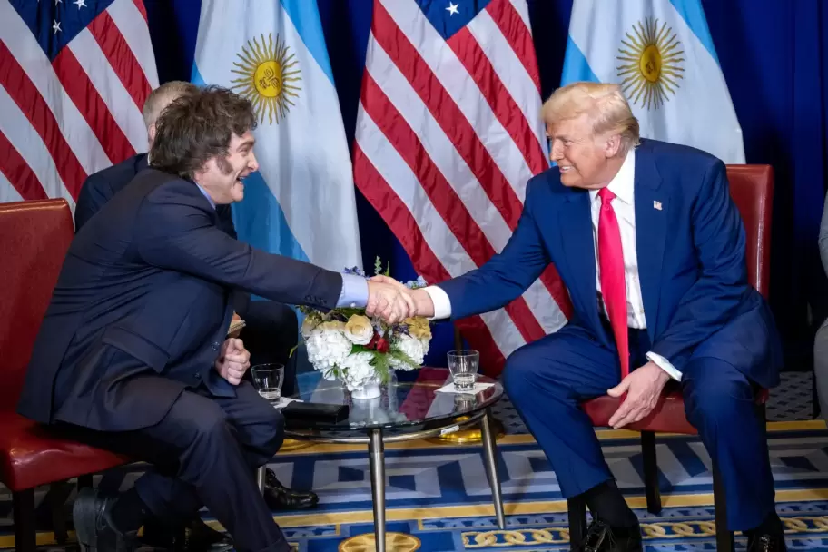 Javier Milei y Donald Trump
