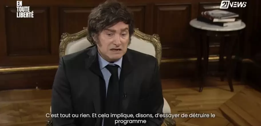 Javier Milei: "El kirchnerismo va a intentar matarme"