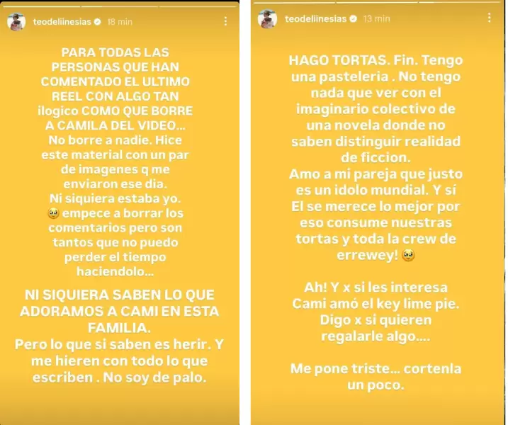 El descargo de la mujer de Benjamn Rojas